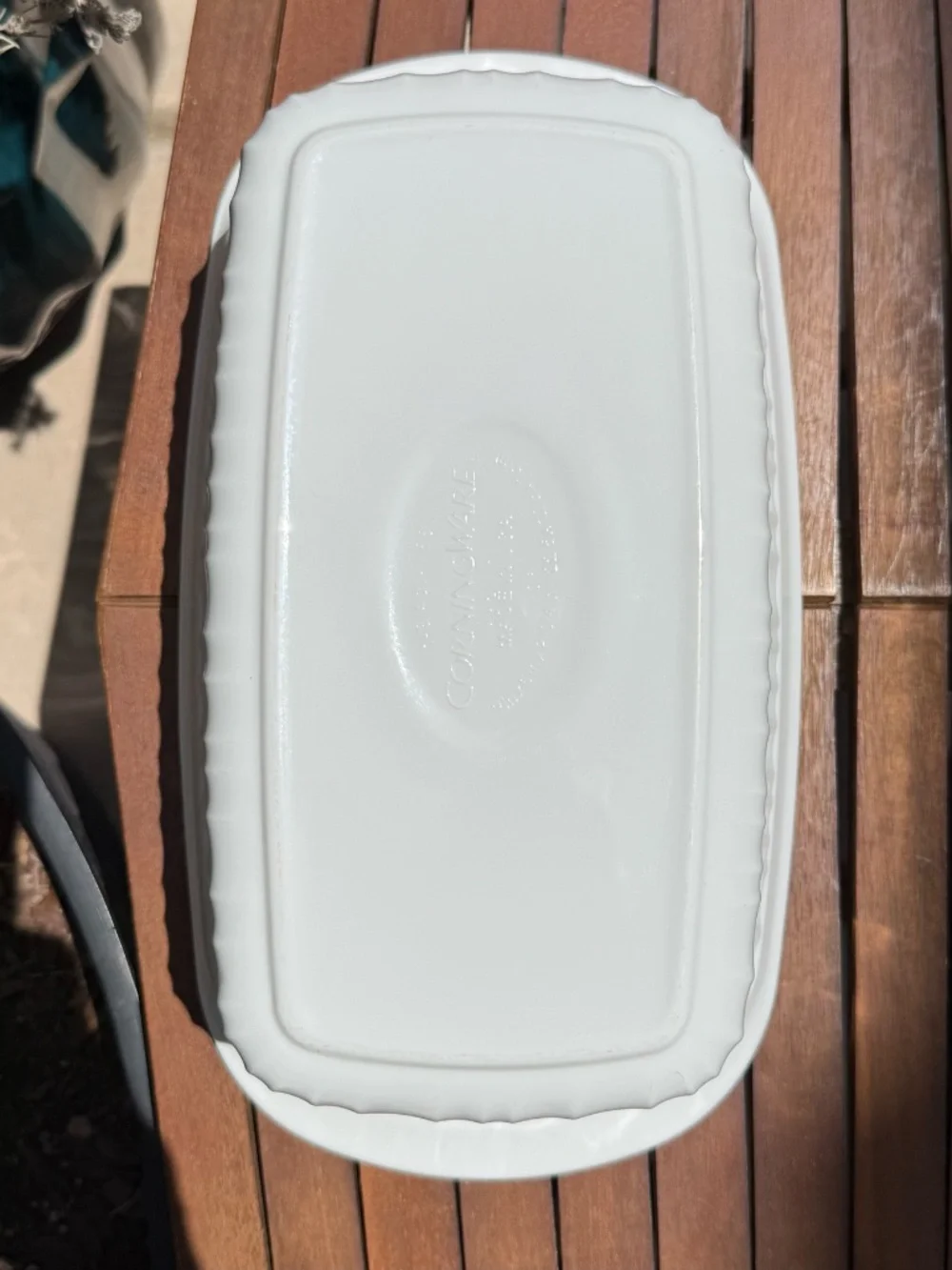 Vintage CorningWare French White 1.75 Qt Oval Baking Dish Made in USA